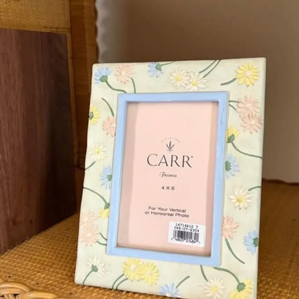 daisy floral frame ceramic